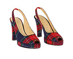 Anthropologie Plaid Shoes