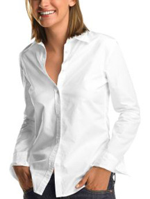 button down white shirt