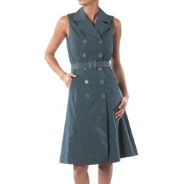 trench dress with pockets