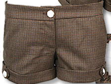 Johnson tweed brown shorts