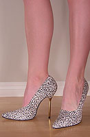 Leopard pumps