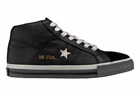 One StarÃ‚Â® Mid Black/Charcoal Mens Mid