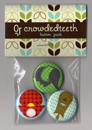 Crowded Teeth Buttons