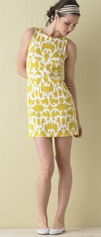 Egyptian Cotton Printed Sweater Dress