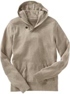 Gap Button Hooded Sweater