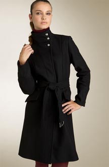  MICHAEL Michael Kors Belted Wool Coat