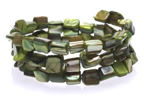 Jennifer Grove Green Mother of Pearl Cuff