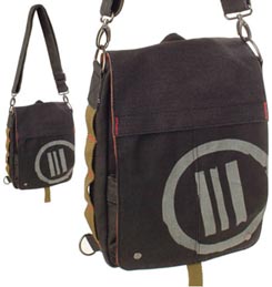 Parcel Black Daily Vegan Messenger Bag