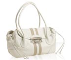 Prada Ivory Calfskin Large Satchel