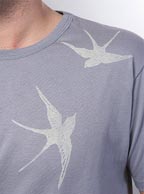 Rag & Bone Grey Swallow Tee