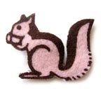 Squirrel Brooch