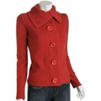 Whim Hot Ginger Cashmere Cardigan