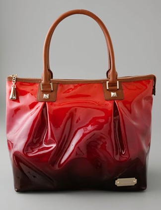 LAMB Ombre Patent Manchester Bag