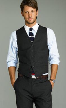 business casual vest