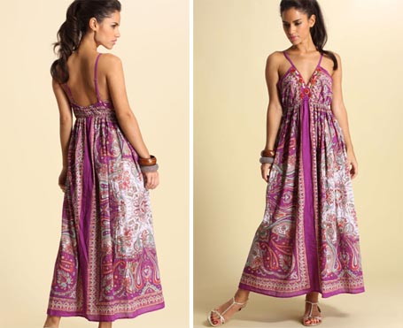 pics of dresses for women. Paisley Maxi Dress with